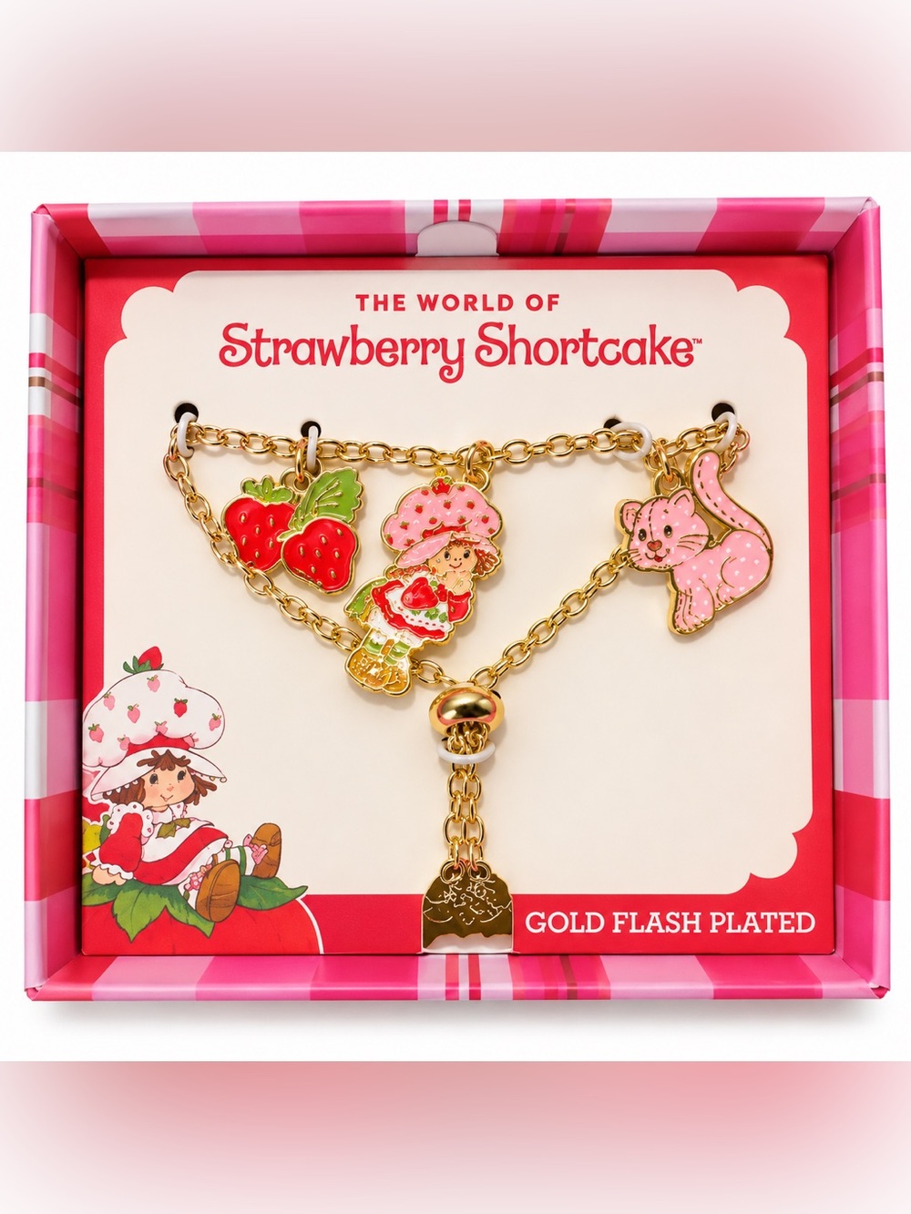 Strawberry shortcake bracelet.